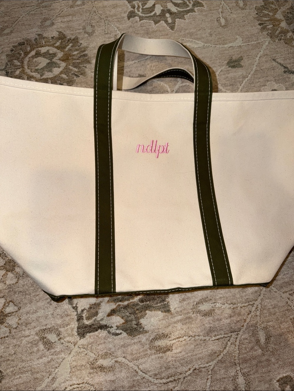 LLBean boat tote